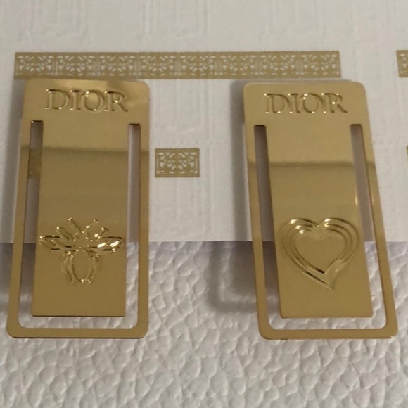 Dior Beauty Gold Hair Clips NEW - Picture 1 of 6